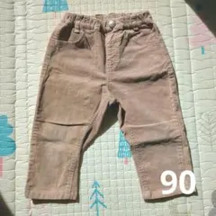 アプレレクール　ベージュ コーデュロイパンツ サイズ90