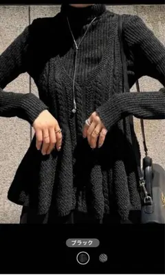 FRIFUL 女性用ハイネック 2 in 1 セーター