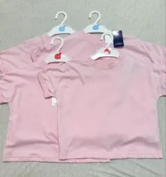 西松屋 半袖　無地　Tシャツ ピンク 110cm 120cm 各2枚ずつのサムネイル