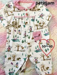 petitjam♡新生児♡ロンパース♡レトロ♡バンビのサムネイル