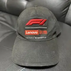 人気商品　Lenovo F1ロゴ キャップ 黒