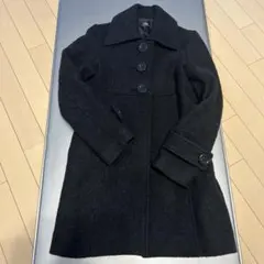 黒 ウールコート Lサイズ