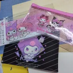 ❇️マイメロディ クロミ メロクロ ビニールポーチ セット