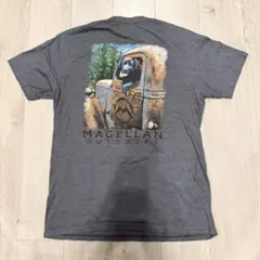 MAGELLAN OUTDOORS Tシャツ バックプリント 犬 アニマル　動物