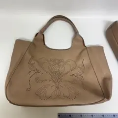 モンテロッソ　トートバッグ ポーチ付き　ベージュ