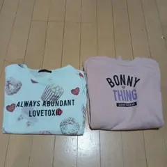 LOVETOXIC トレーナーとTシャツのセット(M150)のサムネイル