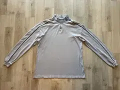 ハーフジップ 長袖カットソー