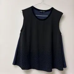 ZARA ネイビー ノースリーブチュニック S