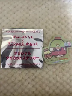 すみっコぐらし　オリジナル　ダイカットステッカー　コメダ珈琲