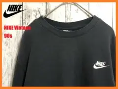 ナイキ スウェットトレーナー ゆるだぼ ワンポイント刺繍ロゴ スウォッシュ90s