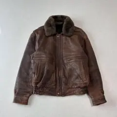 vintage leather blouson type G1 短丈 本革 M