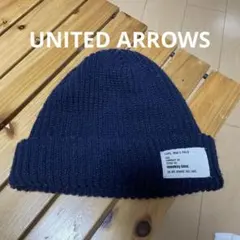 ユナイテッドアローズ ネイビー ニット帽