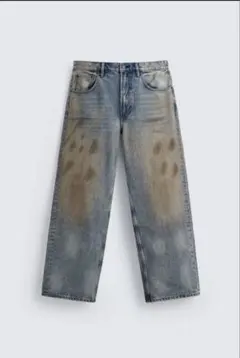 ZARA BAGGY FIT デニムパンツ アクネデニム　EU36 完売品のサムネイル