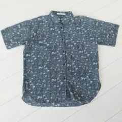 レイカズン　シフォン　花柄シャツ