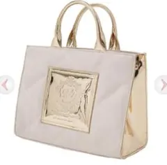 Rady メタリックキルティングトートバッグ