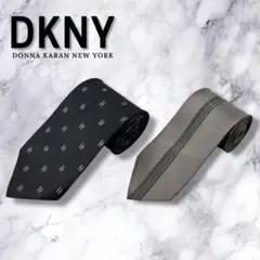 【ネクタイ2本セット・送料無料】DKNY ダナキャラン ニューヨーク 日本製