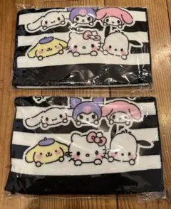 洋服の青山　マイクロファイバータオル　2枚　サンリオキャラクターズ