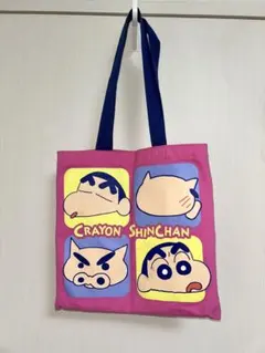 クレヨンしんちゃん トートバッグ ピンク