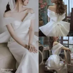 ウェディングドレス○韓国風マーメイド