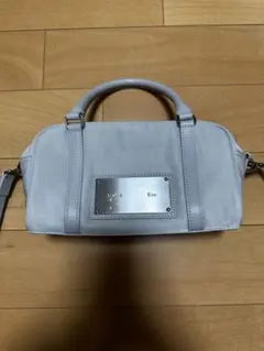 MATIN KIM BIG PADDING MESSENGER BAG グレー - メルカリ
