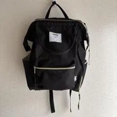 【美品】miffy ブラック リュックサック マザーズバッグ ミッフィー
