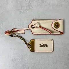 COACH Horse&Carriage Hangtag Key Holder