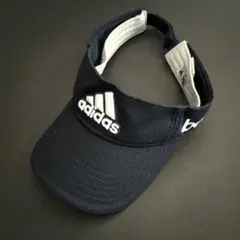 【美品】adidas アディダス ネイビー バイザー