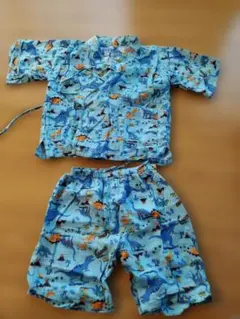 恐竜柄 甚平 サイズ120