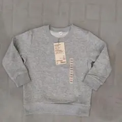 無印良品 ベビーキッズ スウェット トレーナー カットソー 100 グレー 新品
