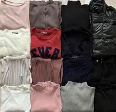 ダウン入♪2週間コーデ♪美品　秋冬　ガーリー系　M レディース　服　まとめ売り
