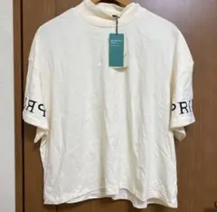 タグ付き新品未使用【H&M】半袖　Tシャツ アイボリー XLのサムネイル