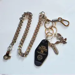喜平　ウォレットチェーン　シルバー　ヴィンテージ　アメカジ