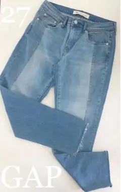 未着用◯GAP 切り替えストレッチデニム◯27インチ