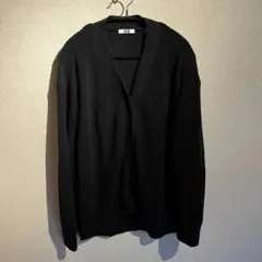 UNIQLO U ブラックニットカーディガン