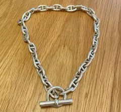 シルバー925 アンカーチェーン ネックレス シェーヌダンクルモチーフ　MM
