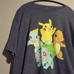 USポケモン BIG-Tシャツ グレー