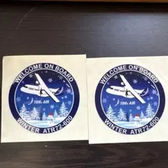 TOH AIR ATR72-600 ステッカー 冬