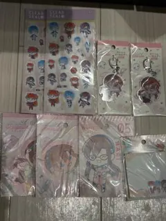 エヴァンゲリオン　マリ　シール　ステッカー　アクリルキーホルダー　ふせん　8個