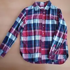 ユニクロ　チェックネルシャツ 　Lサイズ