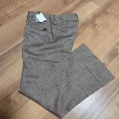 COMME CA MODELS ヘリンボーン ツイードパンツ M