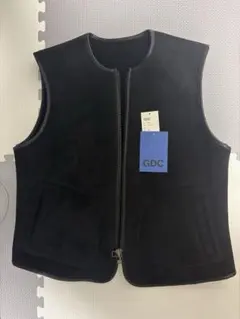 GDC Vegan Mouton Vest ムートン　ベスト L 黒 GDC Vegan Mouton Vest black Lサイズ - メルカリ