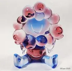 EXPO 2025 ミャクミャク　クリアフィギュア　レッド×ブルー