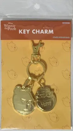 くまのプーさん キーチャーム キーホルダー しかめ顔 ディズニー