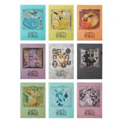 ブイズ A4クリアファイル Eevee Collection 全9種