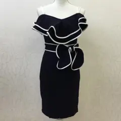 【ラスト一着】キャバドレス　ネイビー　オフショルダ　93286 定価13200円