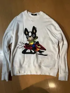 DSQUARED2 ホワイト スウエット