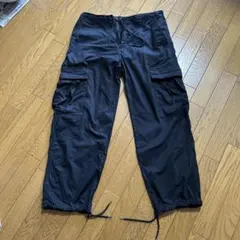 coen ブラック カーゴパンツ Lサイズ