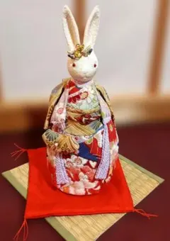 振袖うさぎのオルゴール いい日旅立ち
