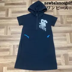美品♡ニューバランスゴルフ♡ワンピース♡ブラック♡スウェット♡S