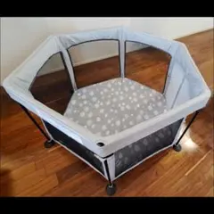 日本育児 洗えてたためるベビーサークル クラウド グレー ほぼ未使用